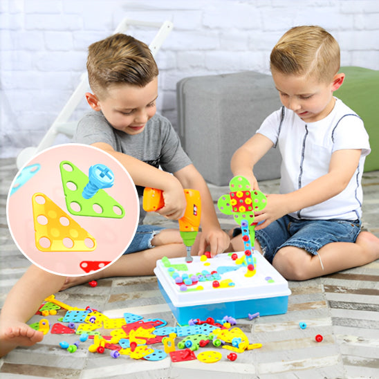 Mosaïque à visser - Montessori Kit™