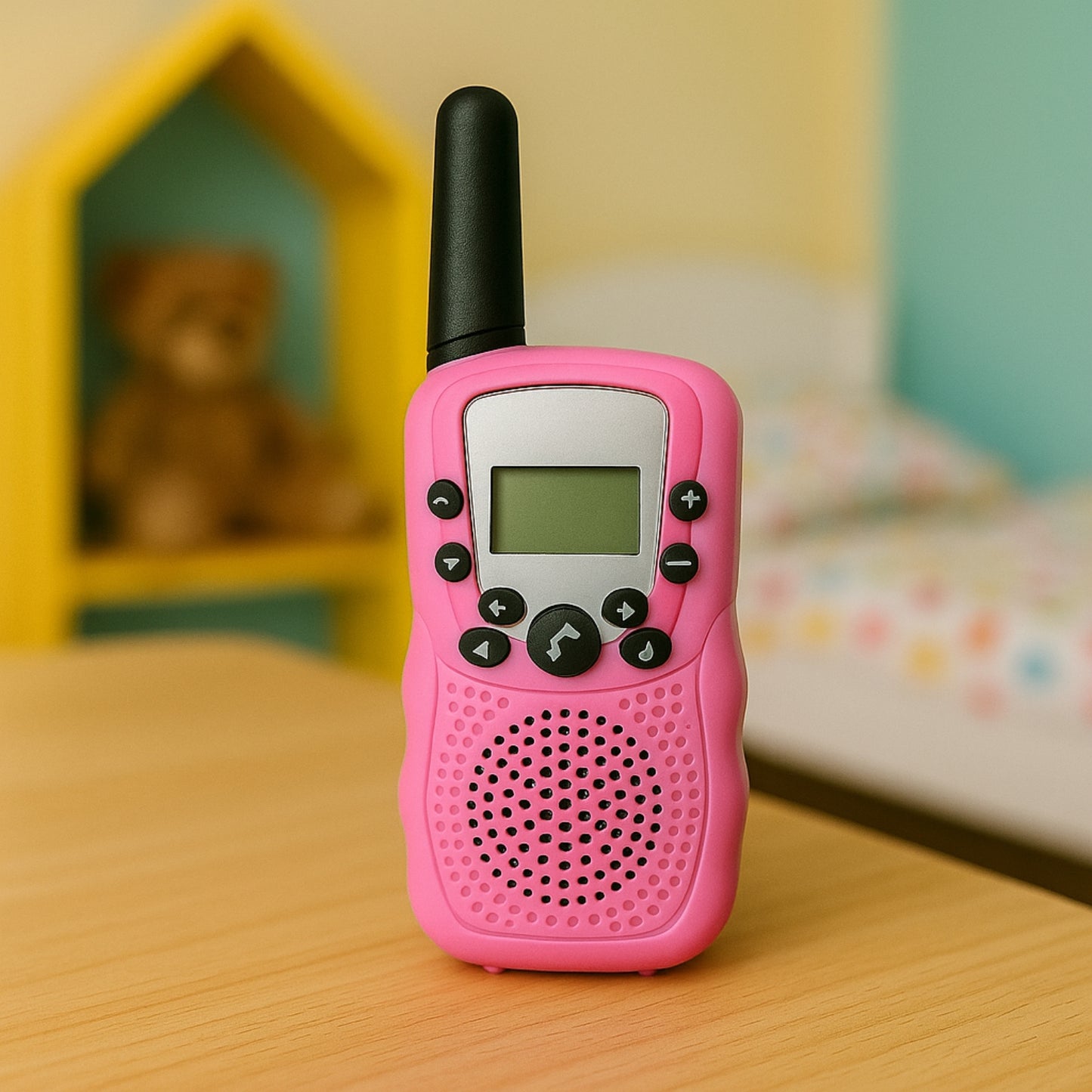 Talkie-walkie-enfant-rose