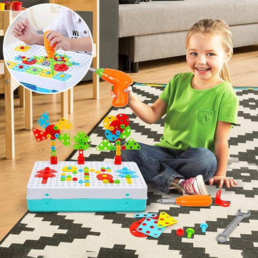 Mosaïque à visser - Montessori Kit™