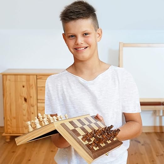 Jeu d’échecs magnétique en bois – MagnetChess™