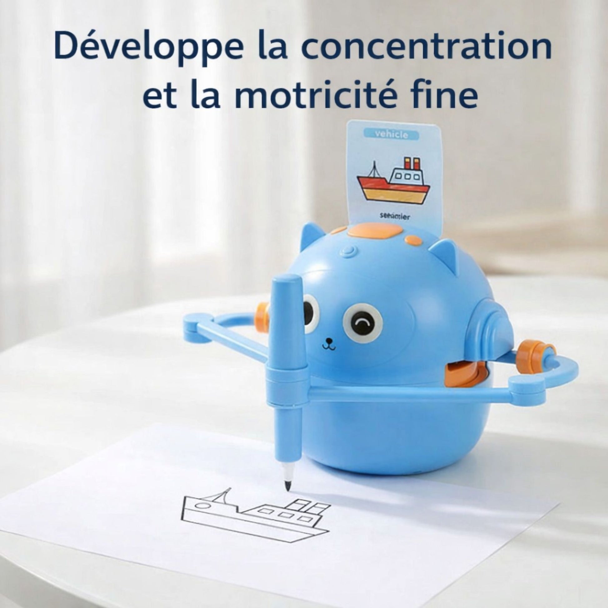 Robot-dessinateur-bleu